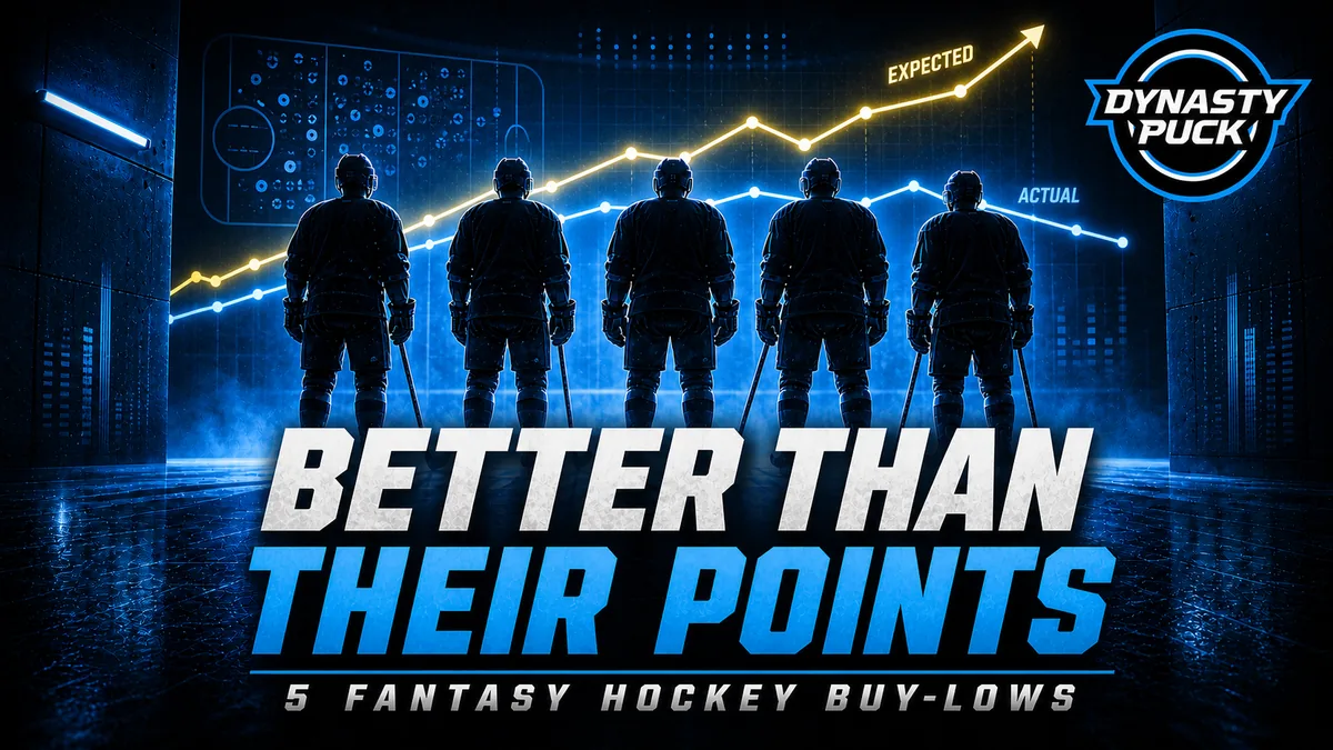 Five fantasy hockey players who outperformed their point totals