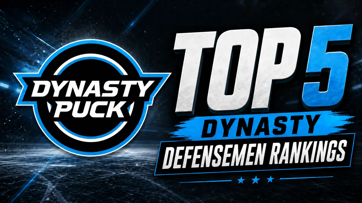Top fantasy dynasty hockey defensemen rankings