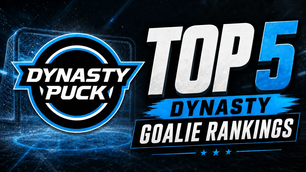 Top fantasy dynasty hockey goalie rankings